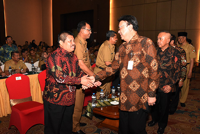Bupati Bengkalis Hadiri Rakornas Camat se-Indonesia